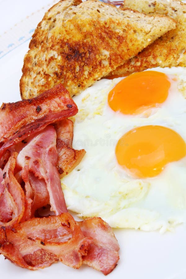 Bacon and Eggs stock images