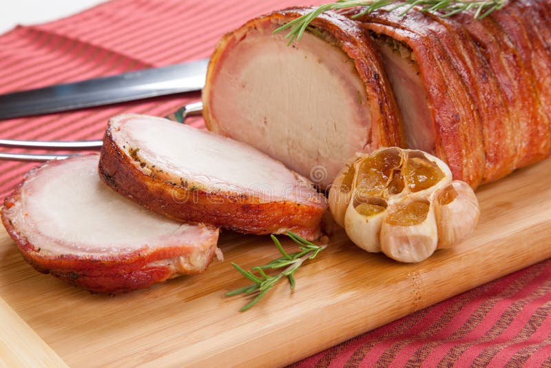 Bacon-wrapped Pork Loin