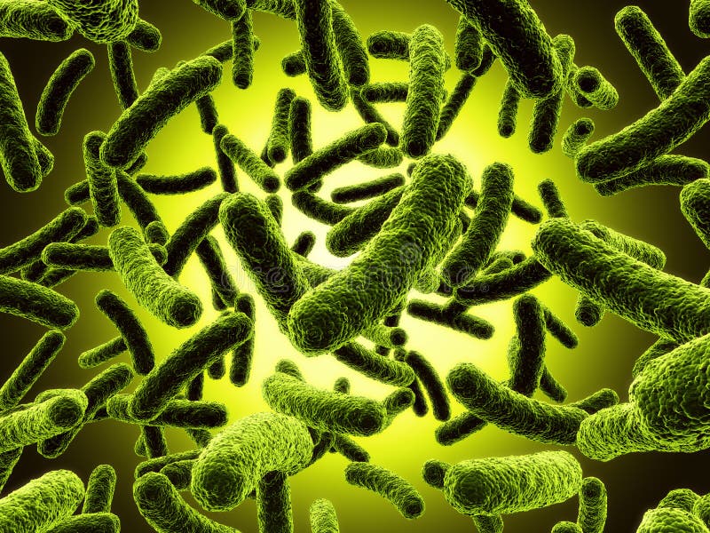 Bacteria stock illustration