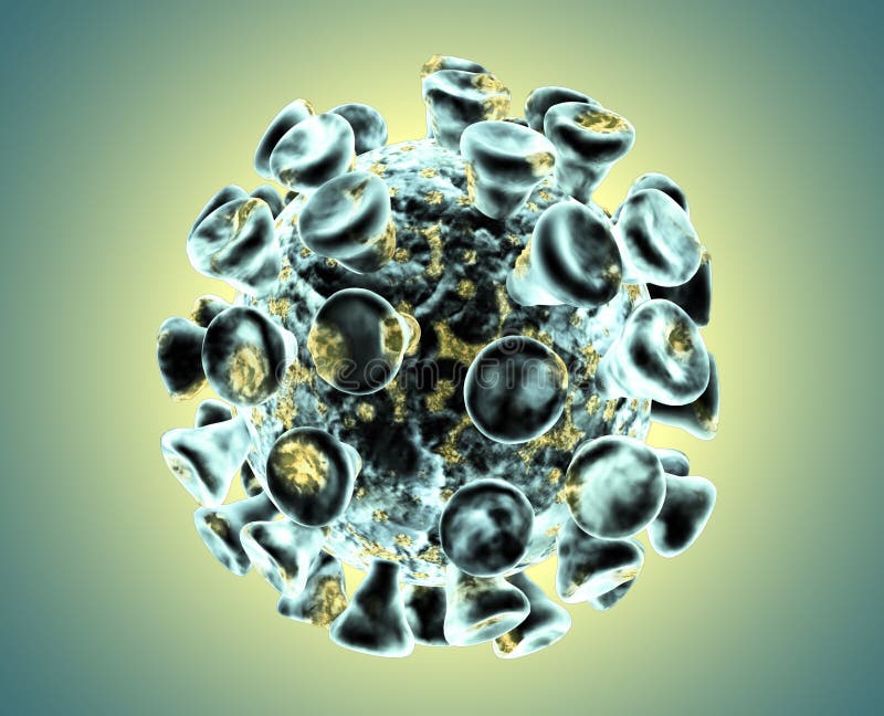 3d Render Of Embryo Cleavage Stock Illustration - Illustration of