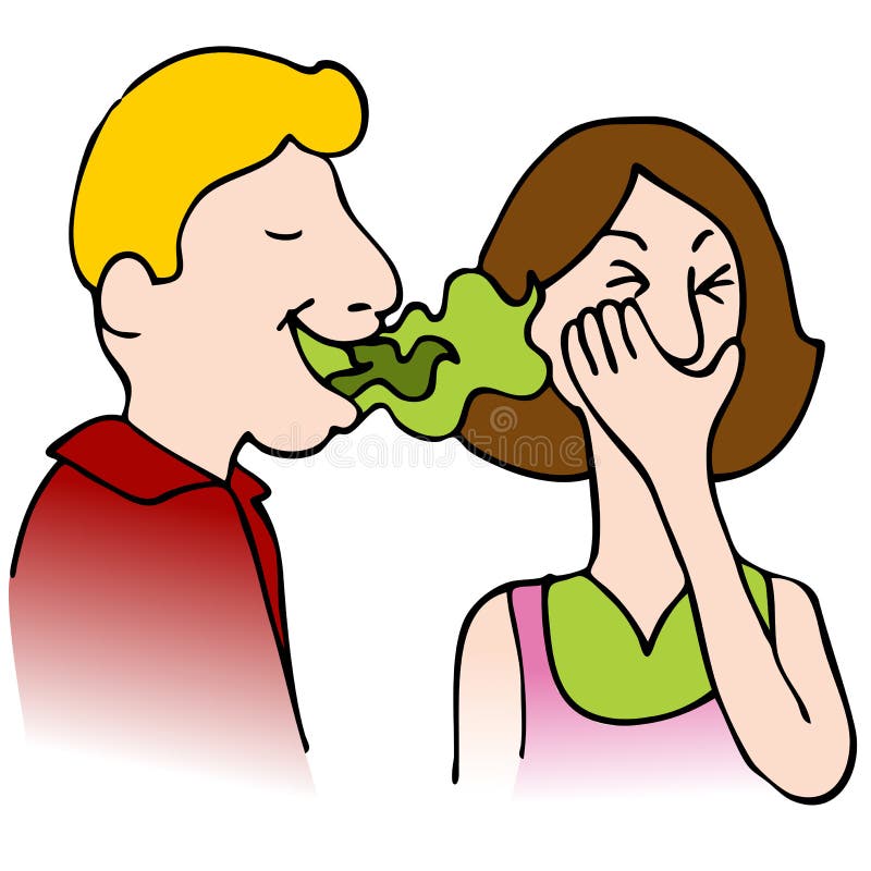 Bad Breath stock illustration.