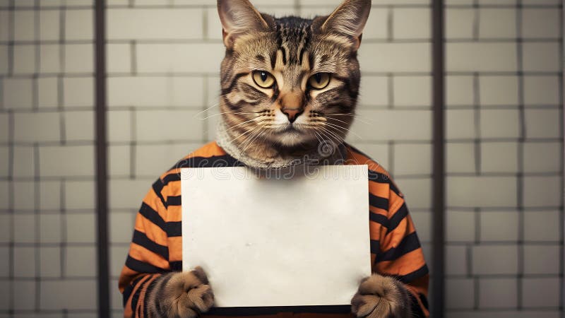 Bad Cat Stock Photo - Download Image Now - Domestic Cat, Prison, Prisoner -  iStock