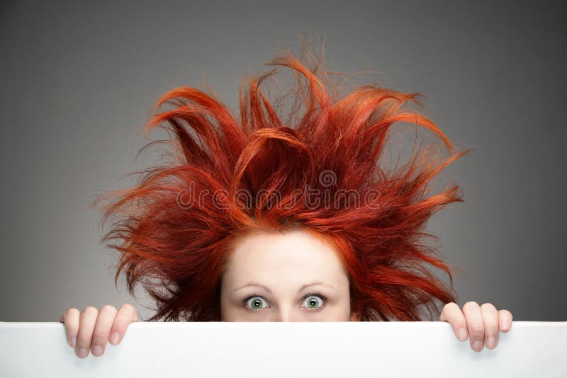 Bad hair day stock photo. Image of female, caucasian - 22819396