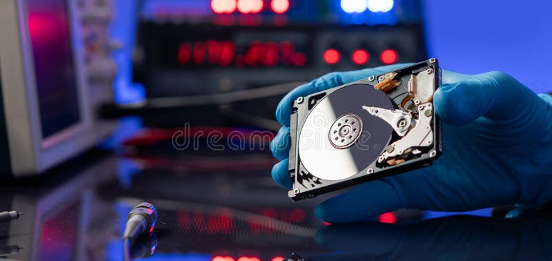 Bad HDD Hard Drive in Data Recovery Service Stock Image - Image of memory,  device: 184617675