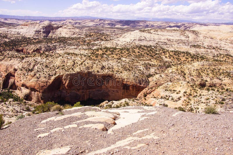Bad-lands et canyons de grès photo stock