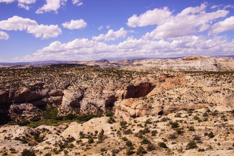Bad-lands et canyons de grès photo stock