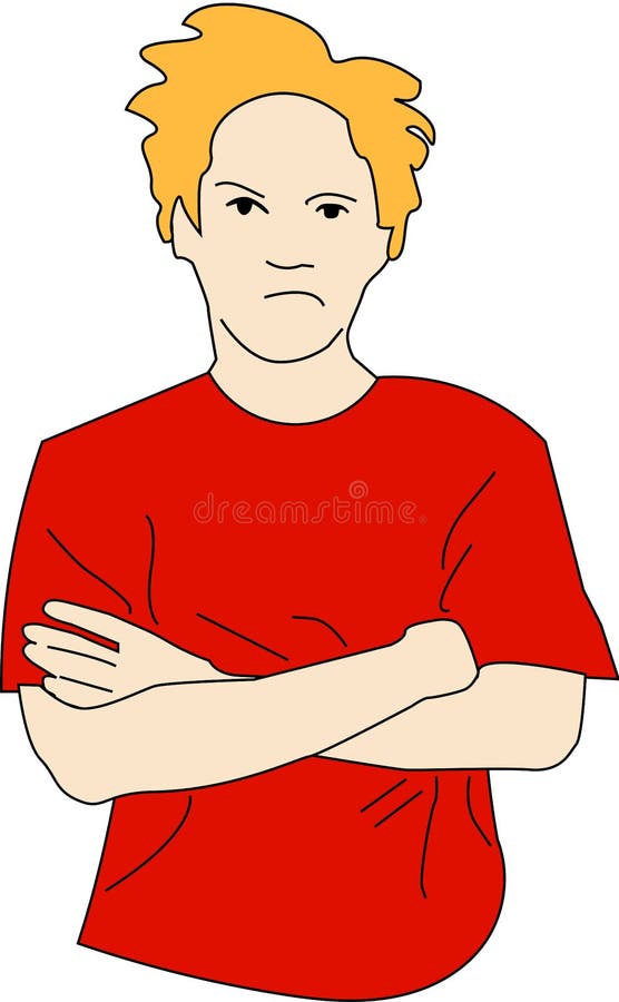 Download Bad mood stock vector. Illustration of temperamental - 19979945