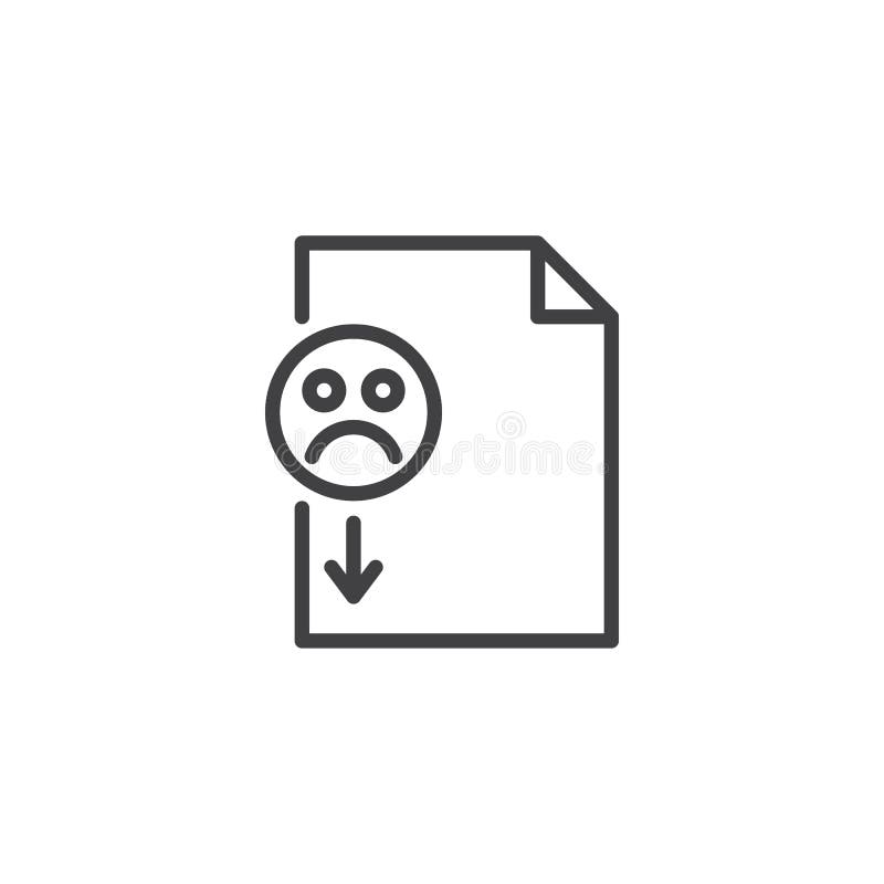 Bad file icon stock vector illustration of internet 13853831