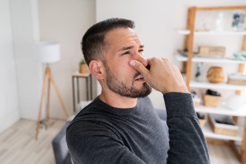 Air Conditioner Bad Smell at Home Stock Image Image of smell, broken