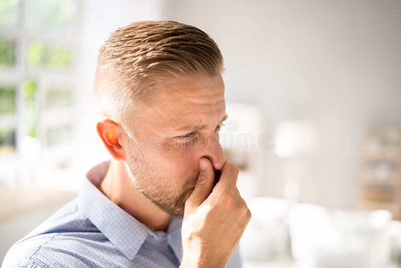 Bad Smell or Odor from Air Conditioner Stock Image Image of caucasian