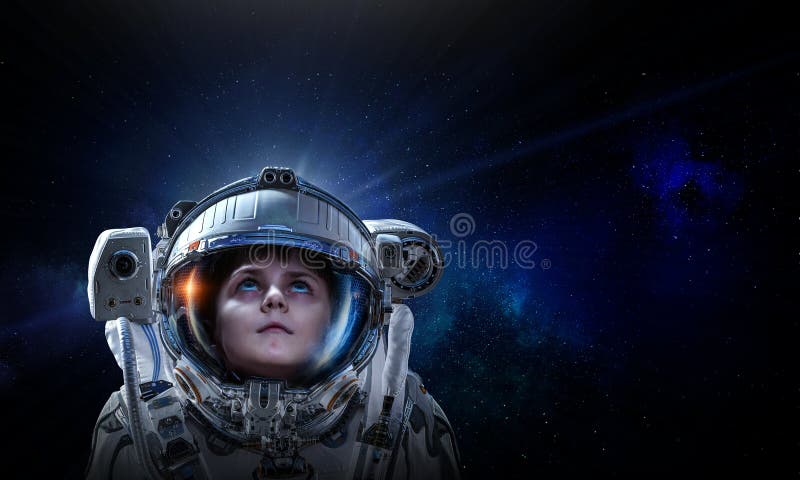 Badanie przestrzeni kosmicznej Multimedia mieszane obrazy stock