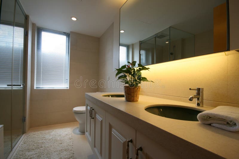 Badezimmer stockbild. Bild von badezimmer, ecke, luft - 19582093