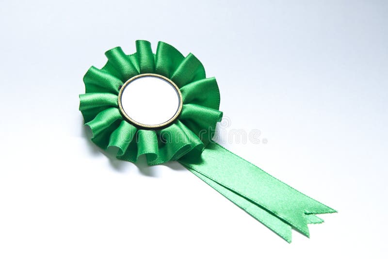 Green badge isolated on white whit space to put your text. Green badge isolated on white whit space to put your text
