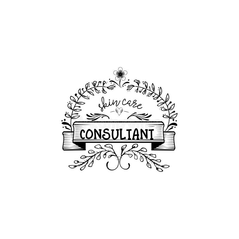 Badge para las pequeñas empresas - consultor del cuidado de piel del salón de belleza Etiqueta engomada, sello, logotipo - para e ilustración del vector Badge para las pequeñas empresas - consultor del cuidado de piel del salón de belleza Etiqueta engomada, sello, logotipo - para e ilustración del vector