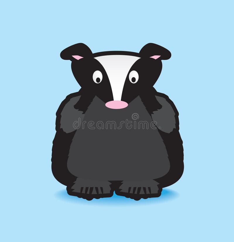 Badger royalty free illustration