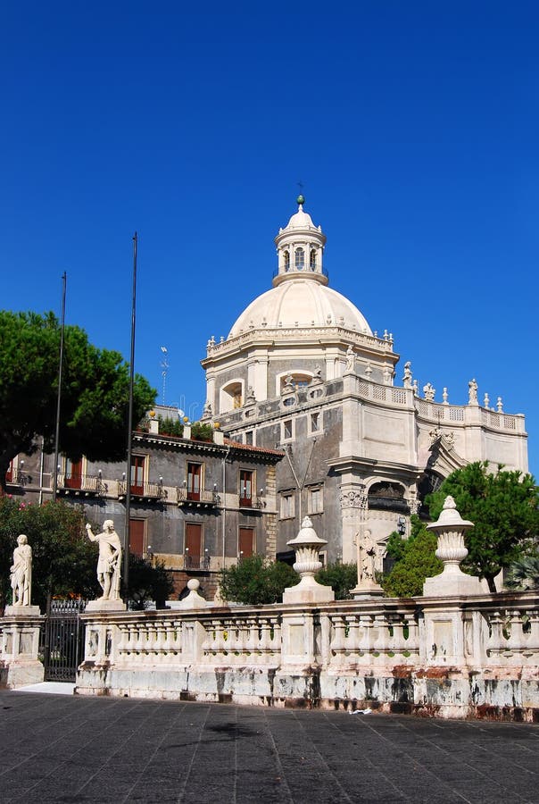 Badia Sant'Agata / Catane, Sicile photographie stock libre de droits