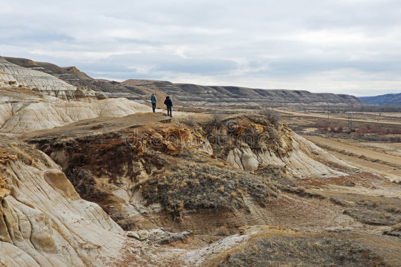 Badlands – collines de grès photo stock