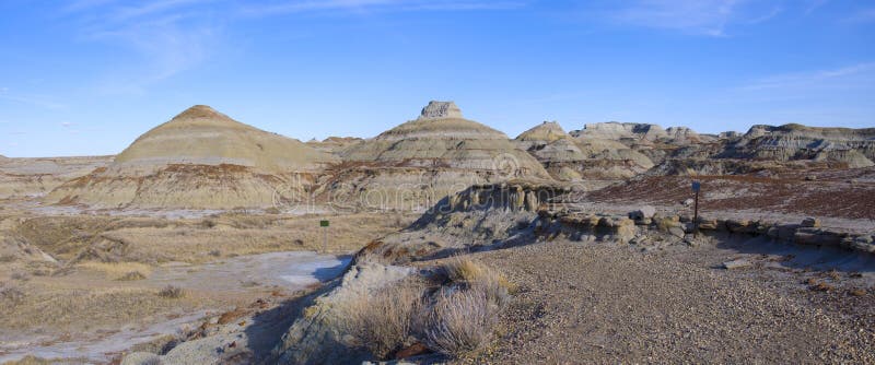 Badlands in Dinosaur Provincial Park Panorama