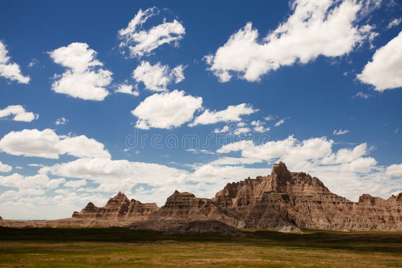 Badlands National Park stock photo