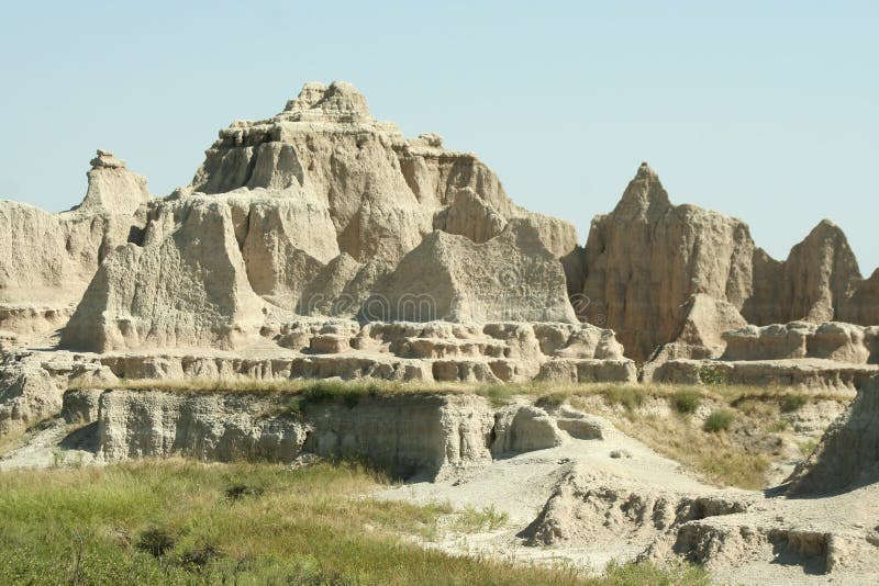 Badlands National Park, South Dakota stock images