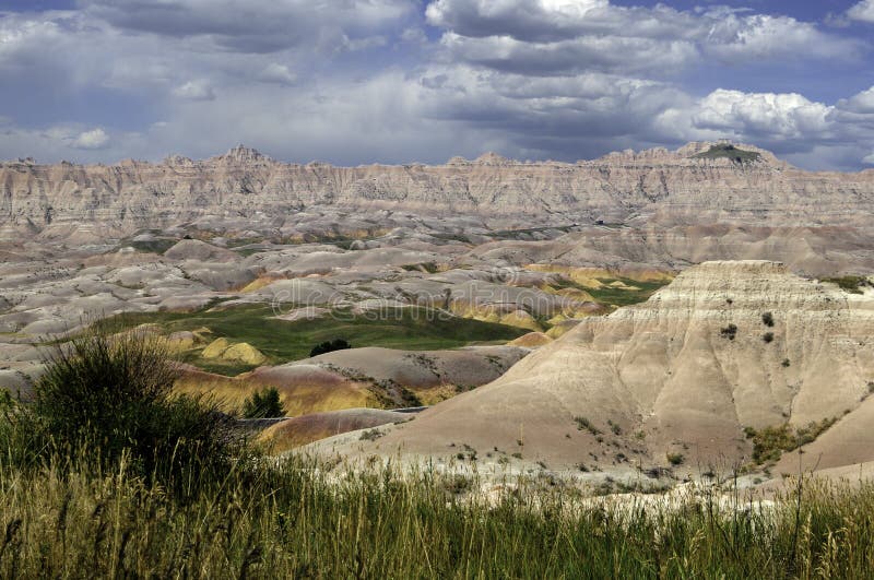 Badlands National Park stock photo