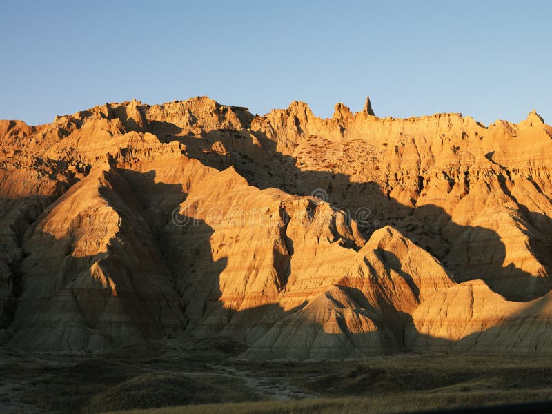 Badlands, South Dakota. royalty free stock photography