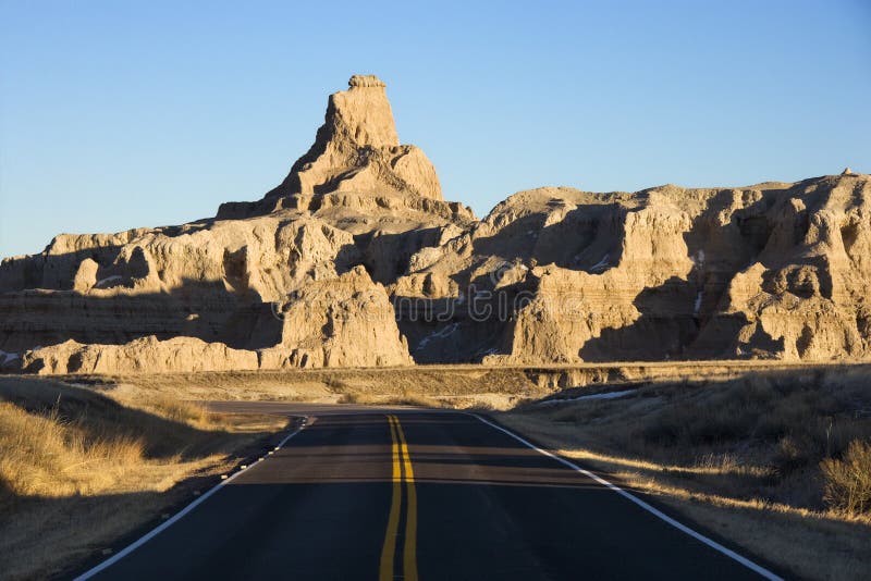 Badlands, South Dakota. stock images