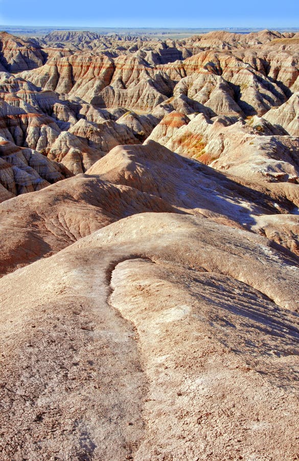 Badlands in South Dakota