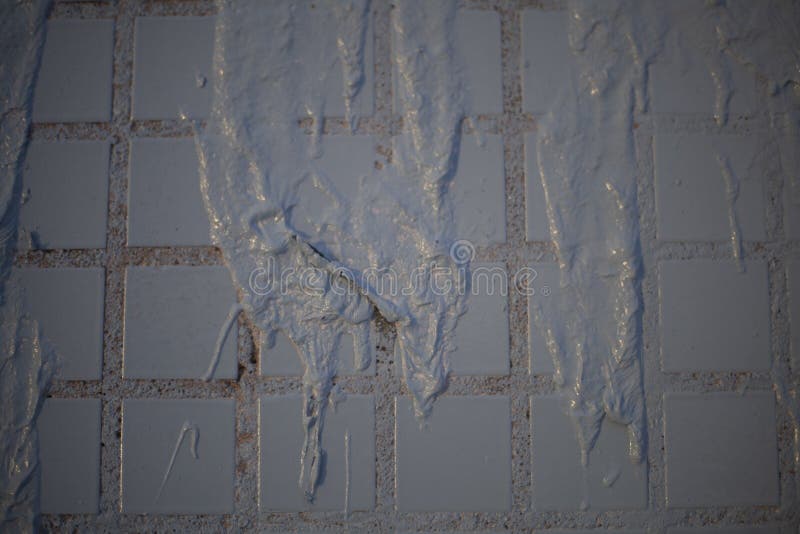 Smudges of Paint on the Wall. Stock Image Image of repair, texture