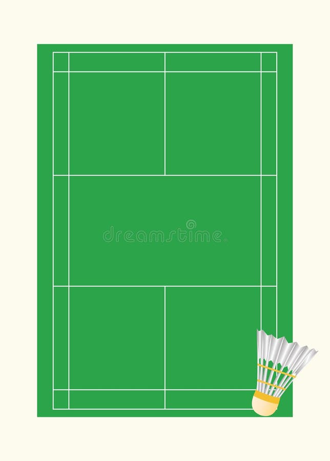 Share 114+ badminton court drawing seven.edu.vn
