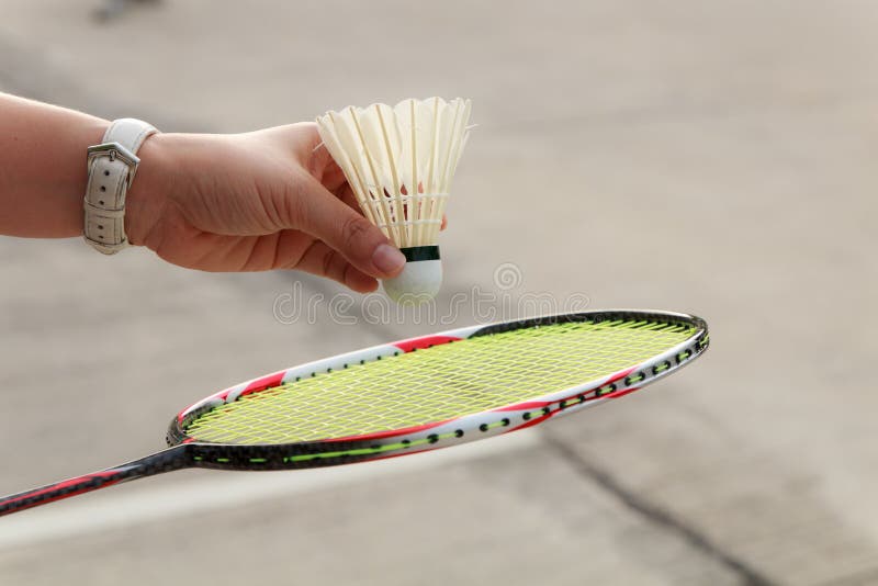 Badminton player hand stock photo. Image of hour, game 31136504