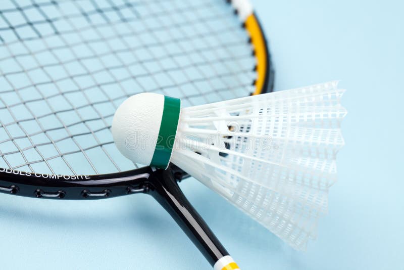 Badminton shuttlecock stock photo. Image of competition 12964928