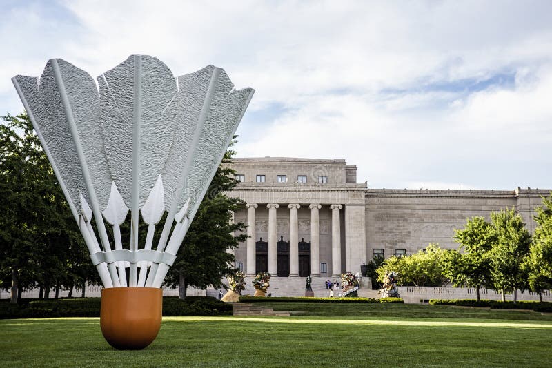 Badminton shuttlecock art