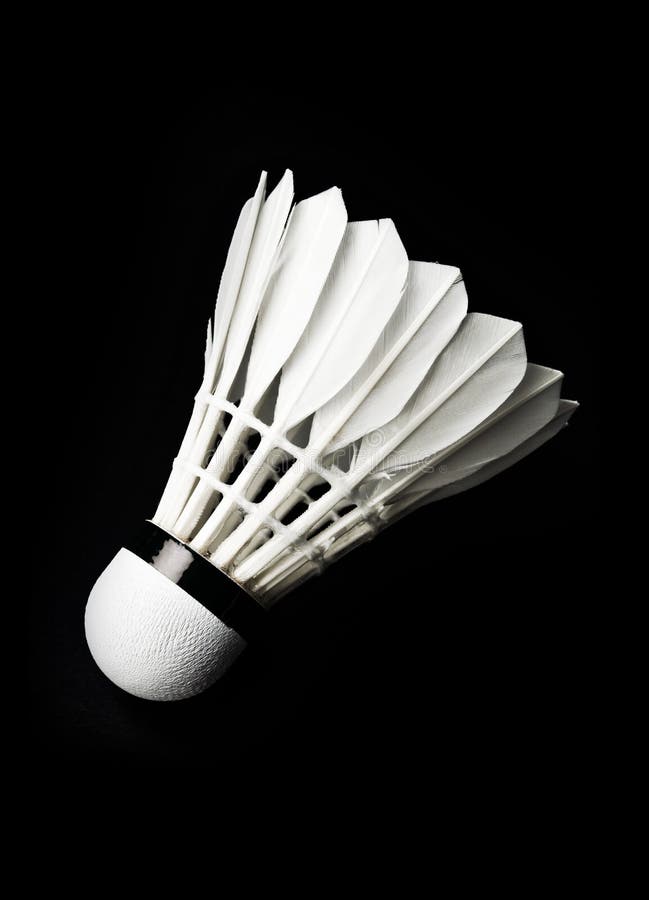 Shuttlecock and Badminton Racket. Stock Image - Image of equipment,  battledore: 124947259