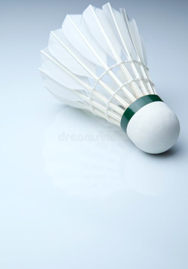 Badminton Shuttlecock on White Stock Photo Image of competition