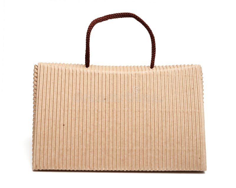 Bag Box Made of Corrugated Cardboard Stock Image Image of corporate