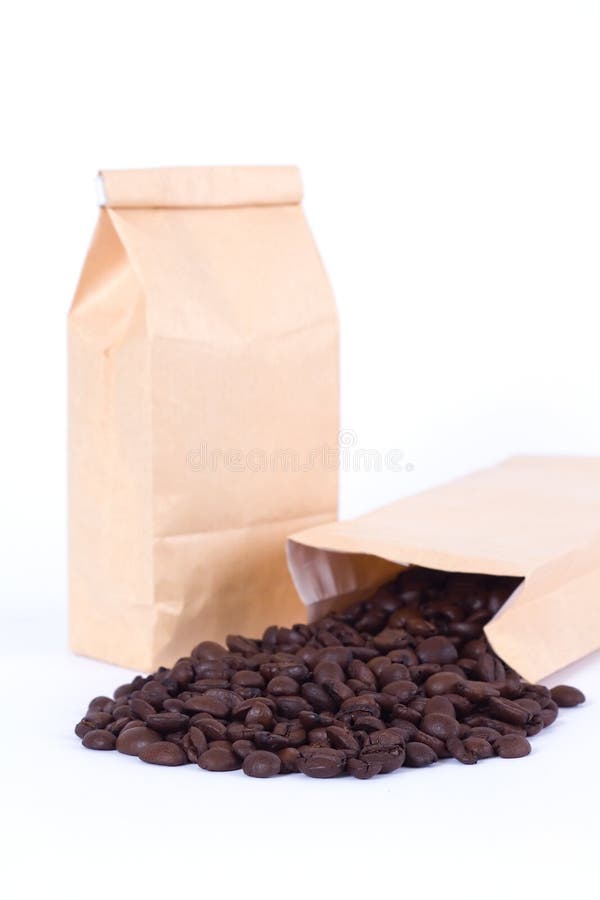 Bag with coffee beans