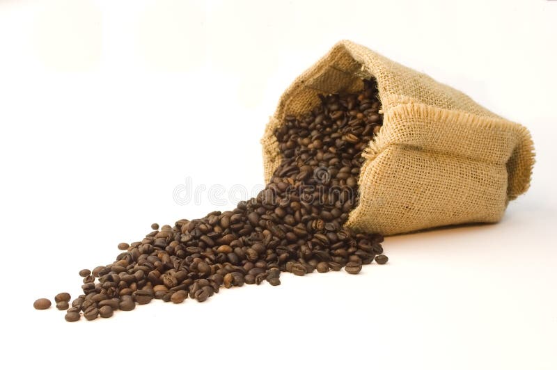 Bag of coffee beans