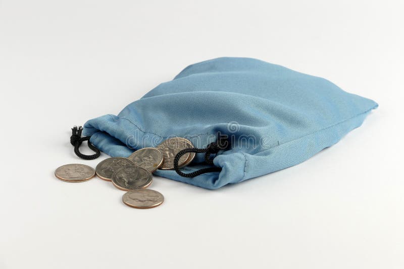 Bag Full Of One Dollar Coins Stock Image Image of full, finance 8682873