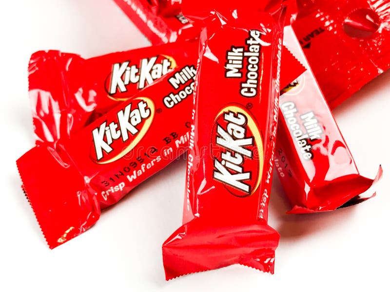 Bag of Kit Kat Chocolate Candy Editorial Photo Image of candy