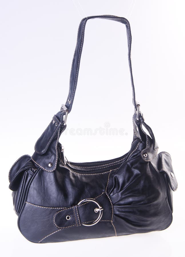 Bag, Ladies Bag on the White Background. Stock Photo Image of glossy
