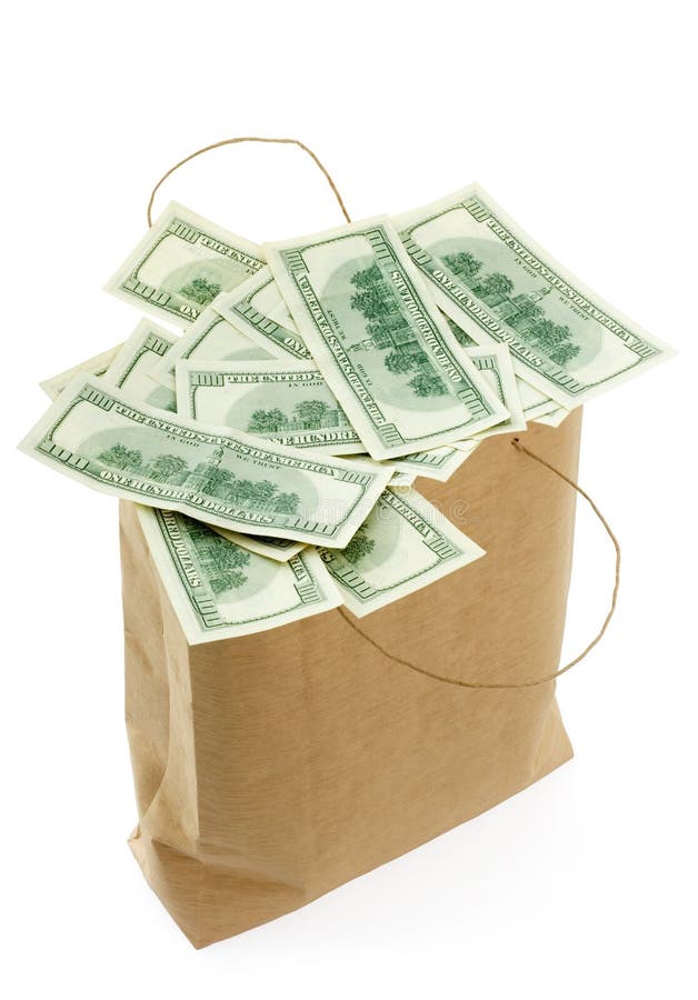 Bag of Money stock photo. Image of lucky, currency, employment 7139242