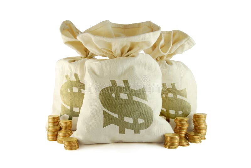 Bag of money stock image. Image of currency, bulk, group 6755039