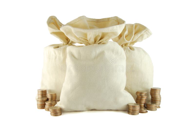 Bag of money stock image. Image of currency, bulk, group 6755039