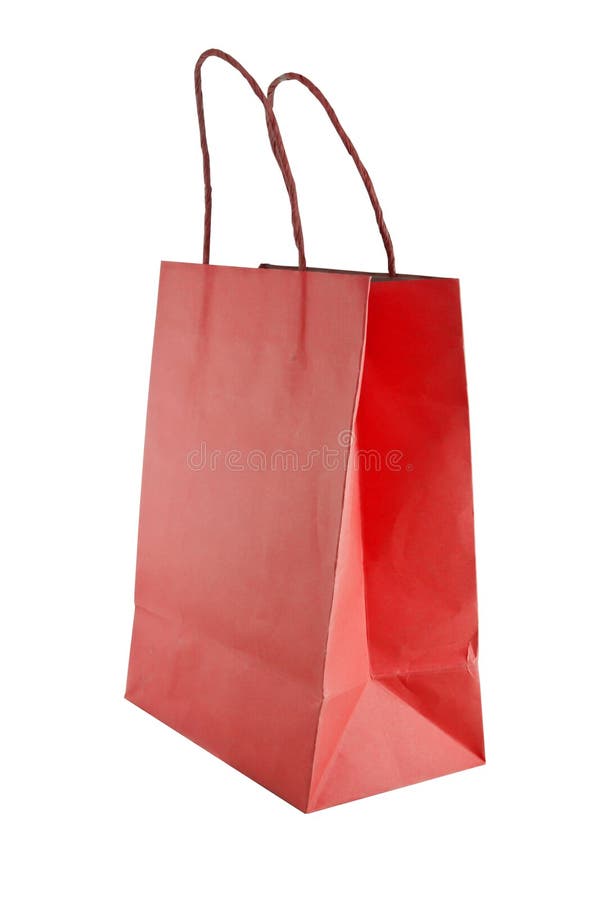 Download Bag for shopping isolated stock image. Image of single - 39506723
