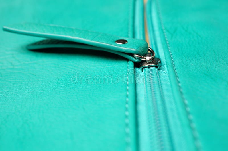 Bag zipper stock image. Image of closure, close, leather 32576481