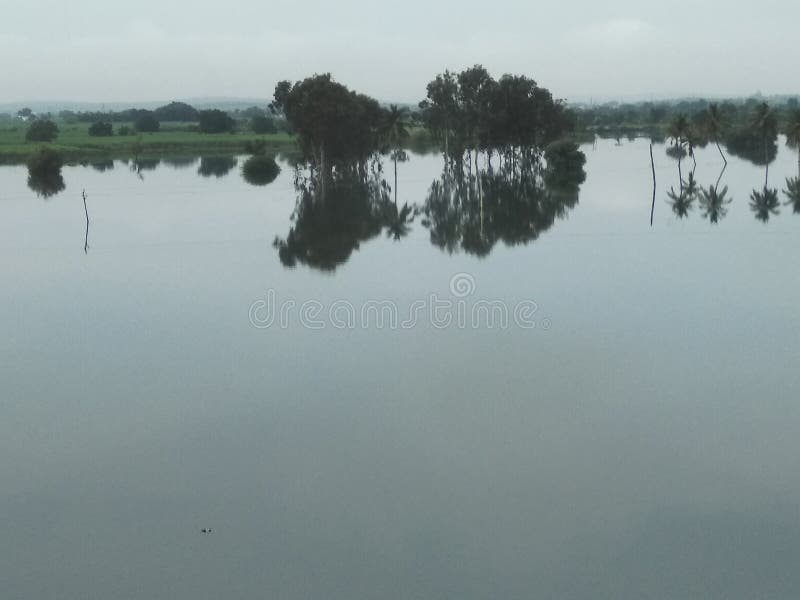 Bagalkot achterwater royalty-vrije stock foto Bagalkot achterwater royalty-vrije stock foto