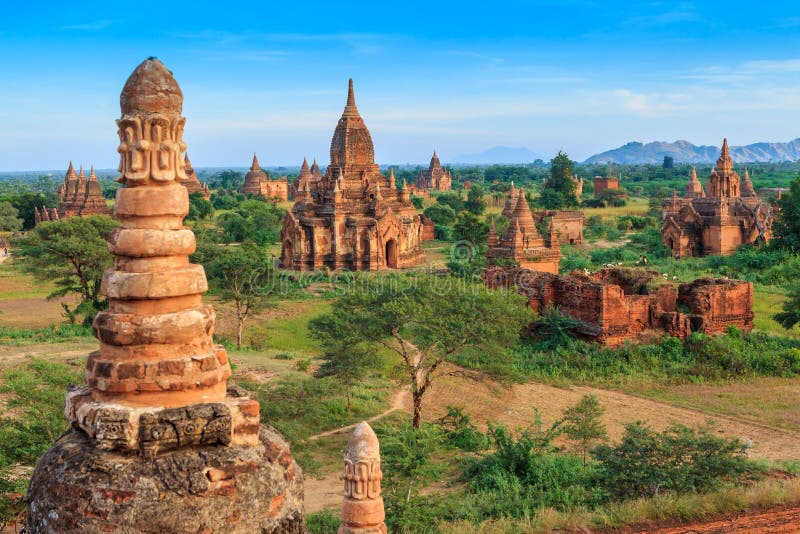 Bagan το Μιανμάρ στοκ φωτογραφίες Bagan το Μιανμάρ στοκ φωτογραφίες