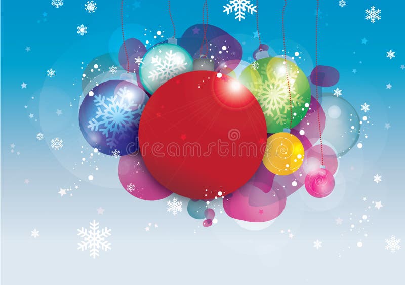 Bagattelle di natale illustrazione di stock