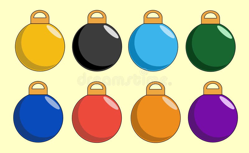 Bagattelle normali di natale illustrazione vettoriale